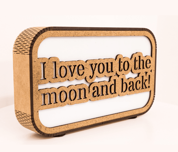 new product created with laser